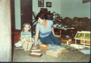 Leah and Gilly-112.jpg: 1981/04/23 - Leah's 4th Birthday - 1981